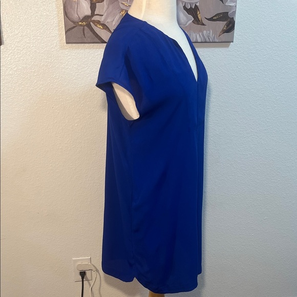 Madewell Morningside Shift Dress  - Royal Blue - Picture 6 of 9